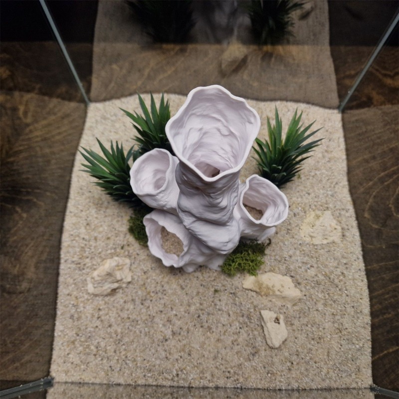 Hot Sale 3D Printed Coral Tunn - Planted Aquarium For Betta recension och pris