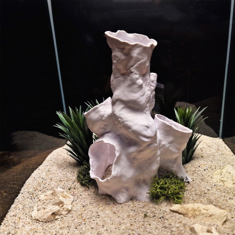 Hot Sale 3D Printed Coral Tunn - Planted Aquarium For Betta recension och pris