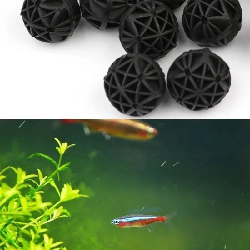 50Pcs 16mm Aquarium Bio Filter - Aquarium Planted Tank Filter recension och pris
