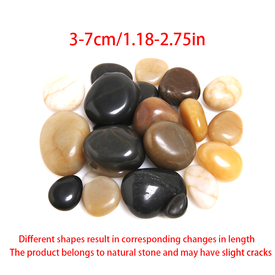 300-700g Smooth River Pebbles, - Aquarium Plant In Pot recension och pris