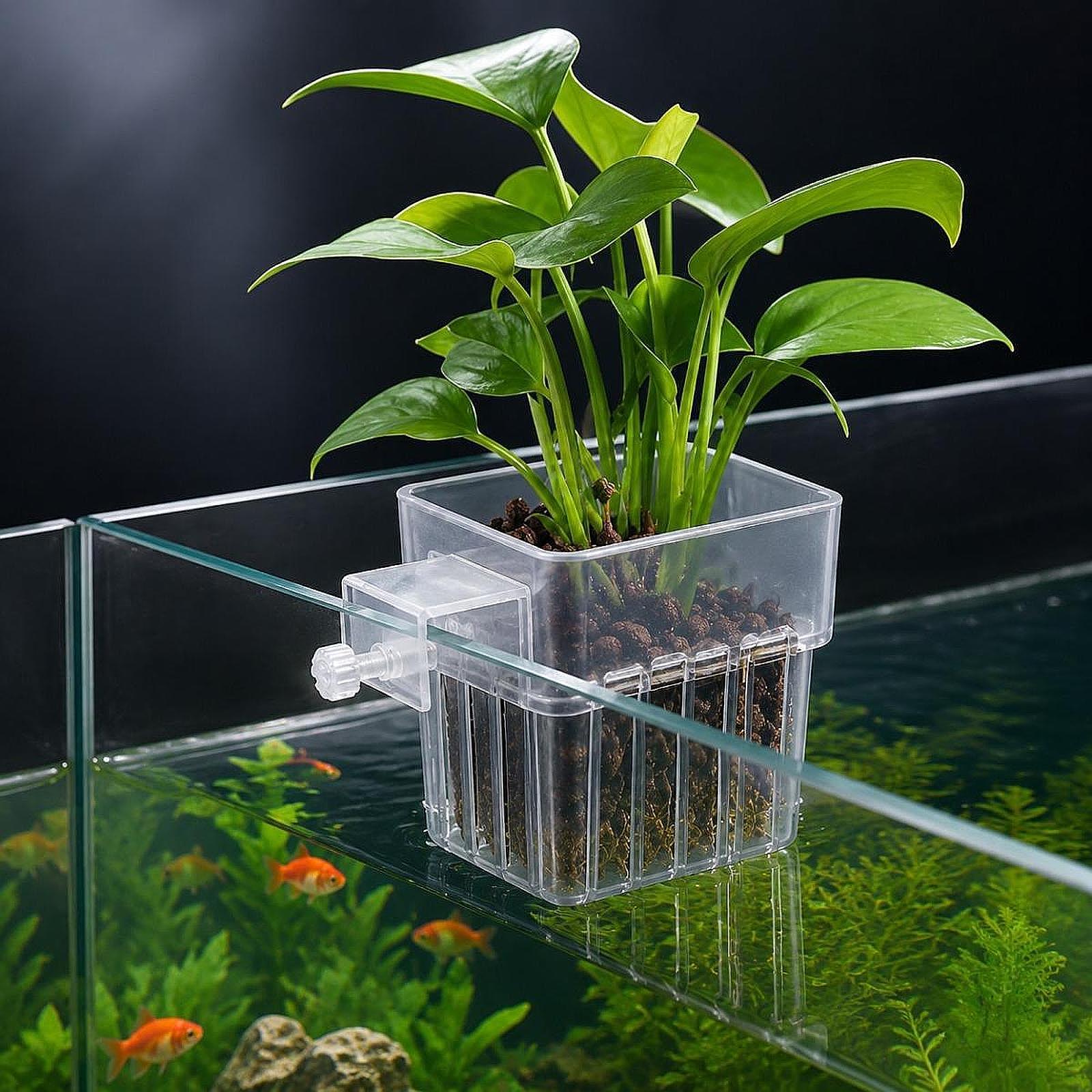 Plant Holder with Hooks and Su - Planted Aquarium Aquascape recension och pris