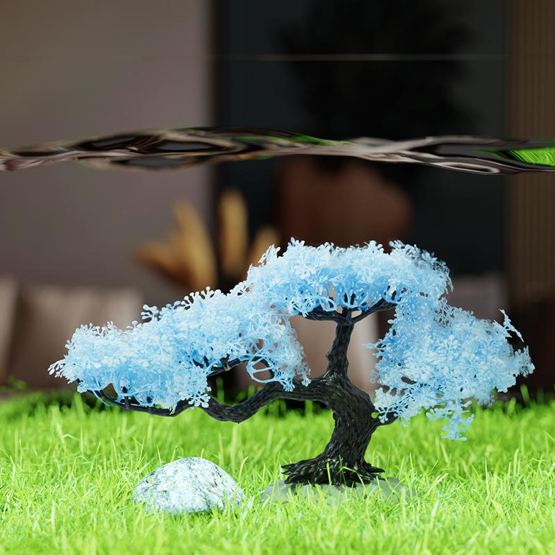 Simulated Tree Artificial Plas - Planted Aquarium Aquascape recension och pris