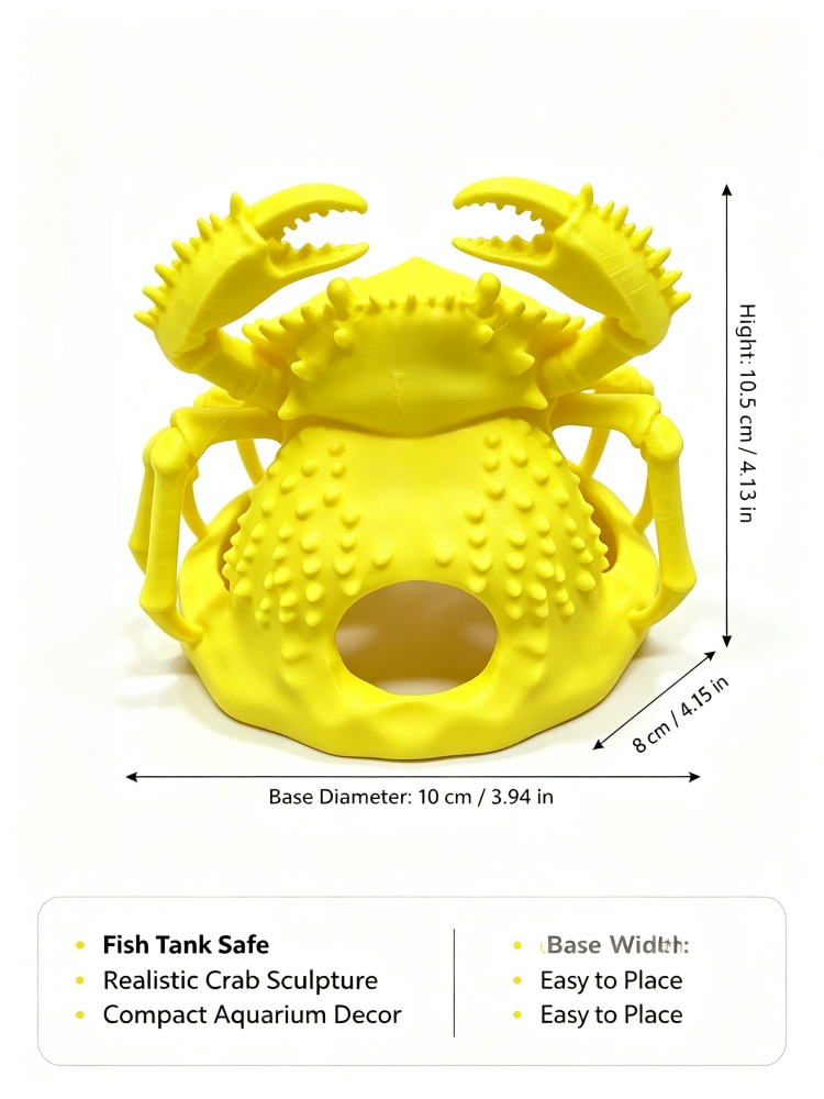 Crab-shaped aquarium decoratio - Planted Aquarium For Betta recension och pris