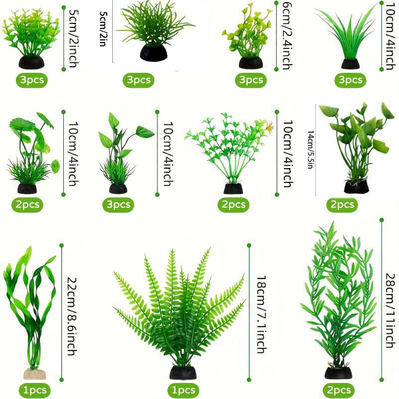 Aquarium Decor Set Artificial  - Planted Aquarium Aquascape recension och pris